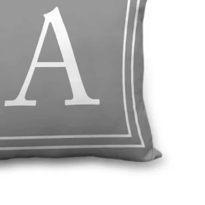 1 funda de cojín con gráfico del alfabeto sin relleno