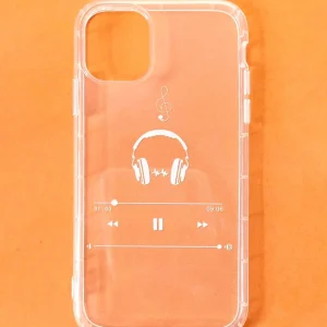 1 funda de teléfono de TPU con cojín de aire transparente creativo para iPhone