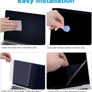 1 hoja Protector de pantalla templado compatible con Macbook Air 13 A1466 A1369