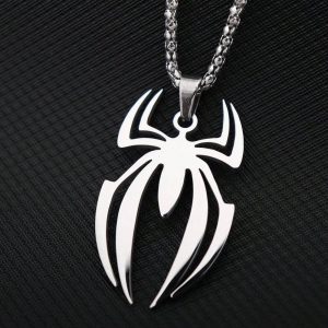 1 nuevo producto personalizado película y televisión periférica araña logotipo colgante