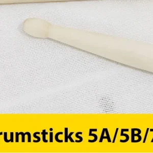 1 Par de Baquetas de Madera de Arce para Batería de Jazz, 7A