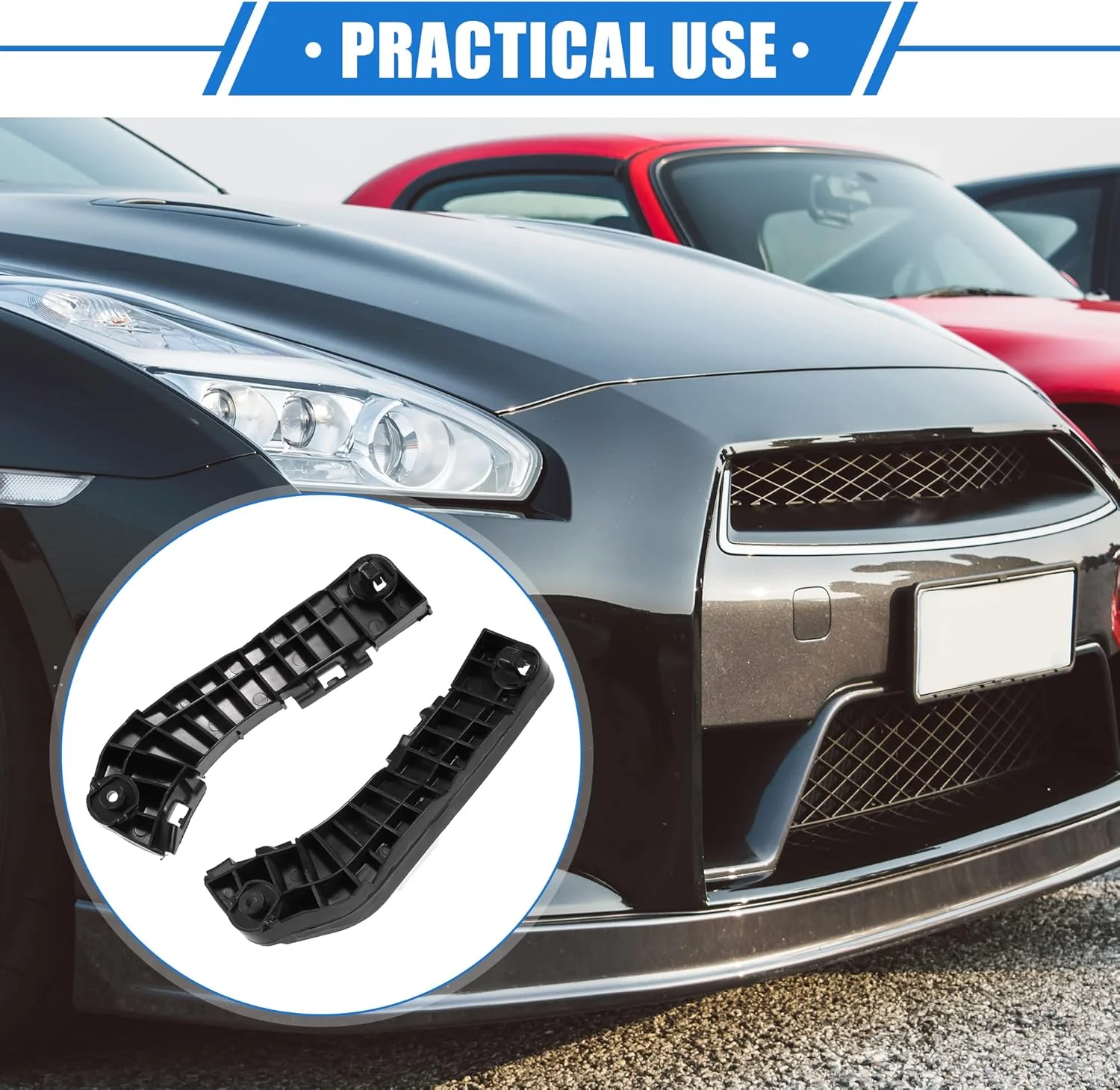 1 par de soportes de parachoques compatible con Toyota Camry - Imagen 6