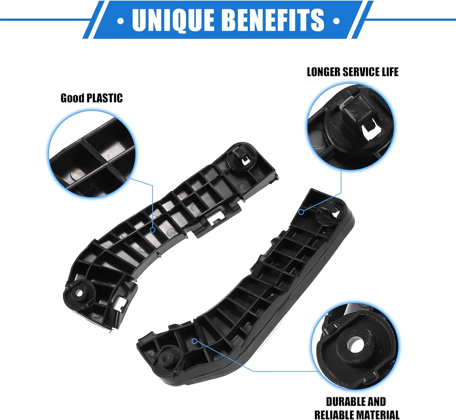 1 par de soportes de parachoques compatible con Toyota Camry - Imagen 5