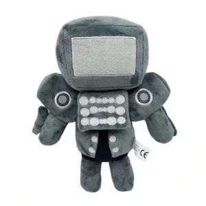 1 peluche Skibidi Toilet Man, altavoces para cámara, modelos de TV Speakerman