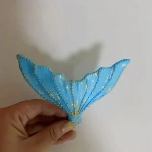 1 pieza, adorno para tarta con cola de pez de sirena, decoración decorativa de cumpleaños