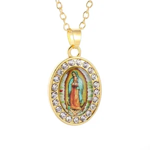 1 pieza Collar de moda nuestro dama de con incorporado zirconia piedras