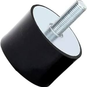 1 soporte de amortiguador de goma M8x23 mm - 30 x 40 mm