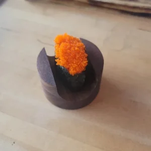 1 soporte de madera para sushi japonés, soporte para tacos y aperitivos