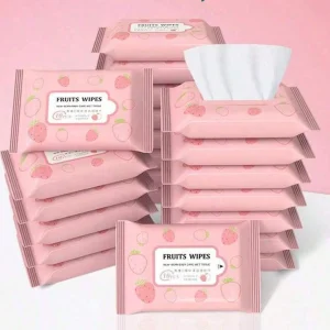 1 toallita húmeda portátil para limpieza, toallitas húmedas para higiene personal, al azar
