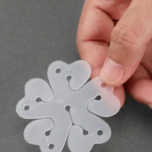 10 piezas Clips decorativos para globos con forma de flor