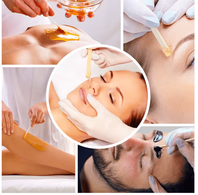 100 unids/pack palitos de cera de madera desechables, aplicador de cera - Imagen 4