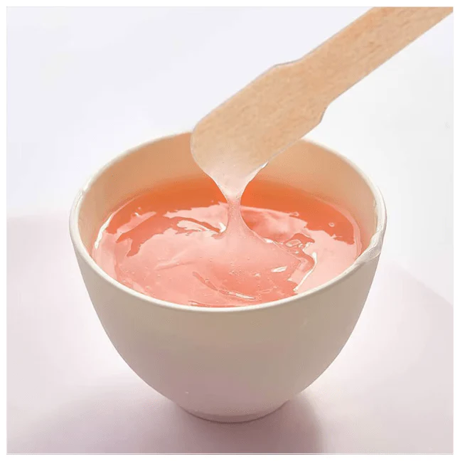 100 unids/pack palitos de cera de madera desechables, aplicador de cera - Imagen 3