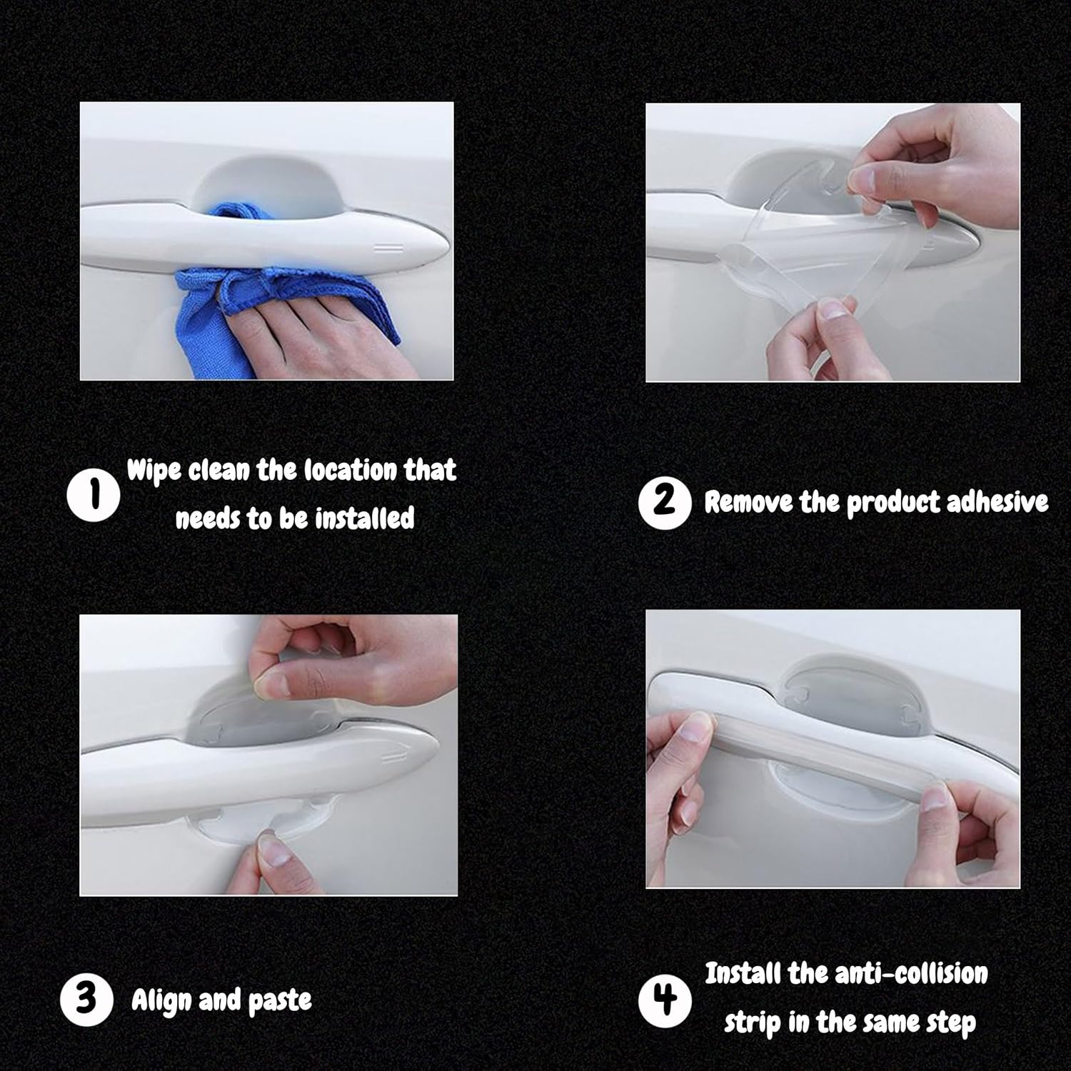14 protectores contra rayones para manijas de puertas de automóviles - Imagen 5