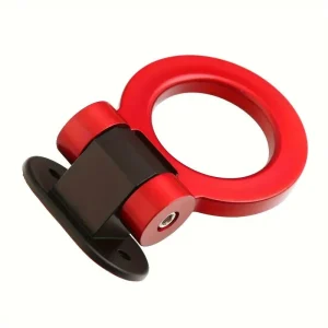 1pc Anillo de gancho de remolque adhesivo de colocación frontal universal