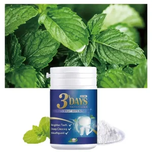 1pc Polvo Blanqueador de Dientes con Menta Fresca
