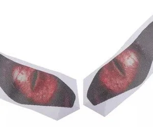 2 Pares De Cubierta De Pegatina De Faro De Motocicleta