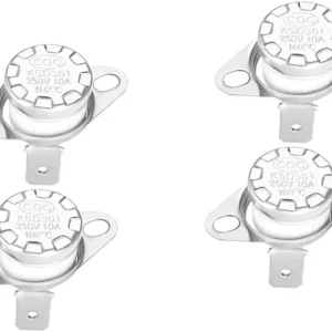 2 Piezas Interruptores de Temperatura Interruptor térmico Normalmente Cerrado de 160°c