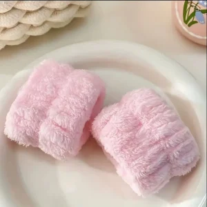 2 Pulseras de Microfibra con Dibujos Animados de Tostadas para Mujeres - Suaves.