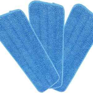 4 pcs Emoly Cabezal de repuesto de trapeador de microfibra con pulverizador