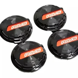 4 tapas centrales de rayos GL negras rojas para 57DR genuinas-