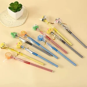 5 piezas Lápiz al azar De Registro Redondo De Cabeza De Borrador Creativo