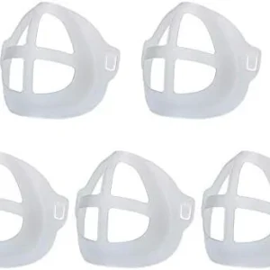 5 unidades de soporte de protección de pintalabios, soporte 3D para máscara, almohadilla protectora de nariz