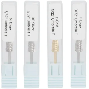 6 Piezas Broca de Rectificado de Uñas Acero De Tungsteno Intercambiable Giratorio