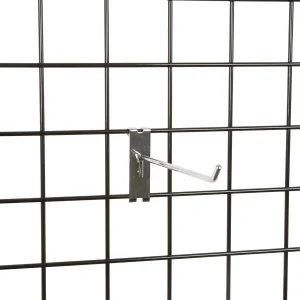 7 piezas Gancho de rejilla 4 pulgadas cromado