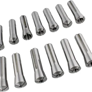 ABN |Juego de pinzas de Precision R8  para molino de 13 piezas - Pinzas para fresadora