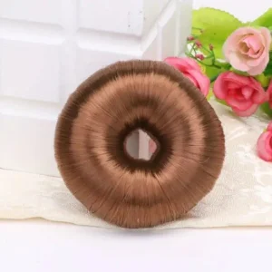 Accesorios para el Cabello de Moño Esponjoso - Creador de Moño Donut Suave y Elegante