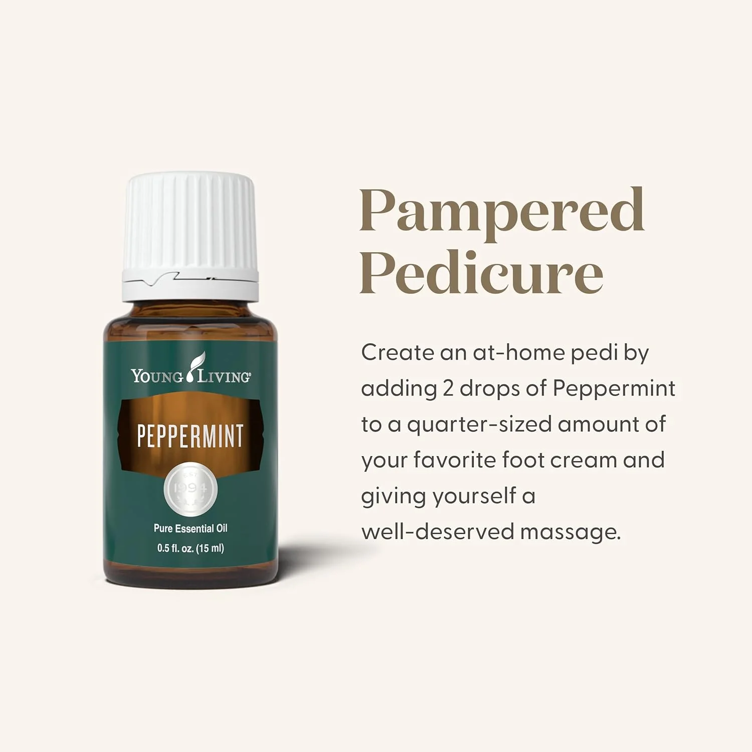 Aceite esencial de menta Young Living Essential Oils, 0.52 fl. oz - Imagen 5