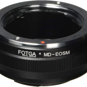 Adaptador de lente Fotga para lente Minolta MD a cámara sin espejo con montura Canon ESM