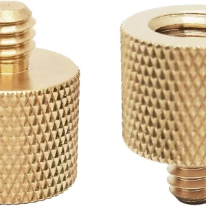 Adaptador de tornillo de cámara de latón Adaptador de tornillos macho de 1/4 "