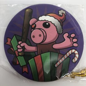 Adorno navideño exclusivo y poco común con BATE DE BÉISBOL PIGGY ROBLOX
