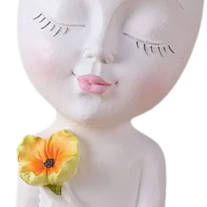 Adornos de jarrón, figurita decorativa, maceta, artesanía, decoración del hogar para jardín