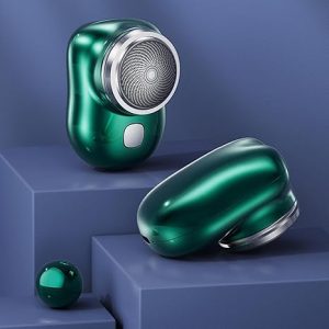 Afeitadora eléctrica portátil, mini afeitadora eléctrica, recargable por USB, impermeable