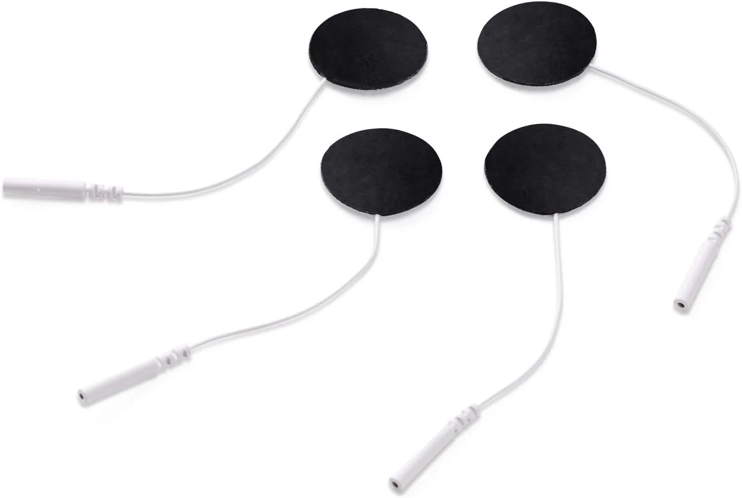 Almohadillas de electrodos autoadhesivas redondas reutilizables para unidad TENS/EMS - Imagen 2