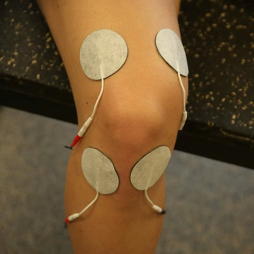 Almohadillas de electrodos autoadhesivas redondas reutilizables para unidad TENS/EMS - Imagen 4