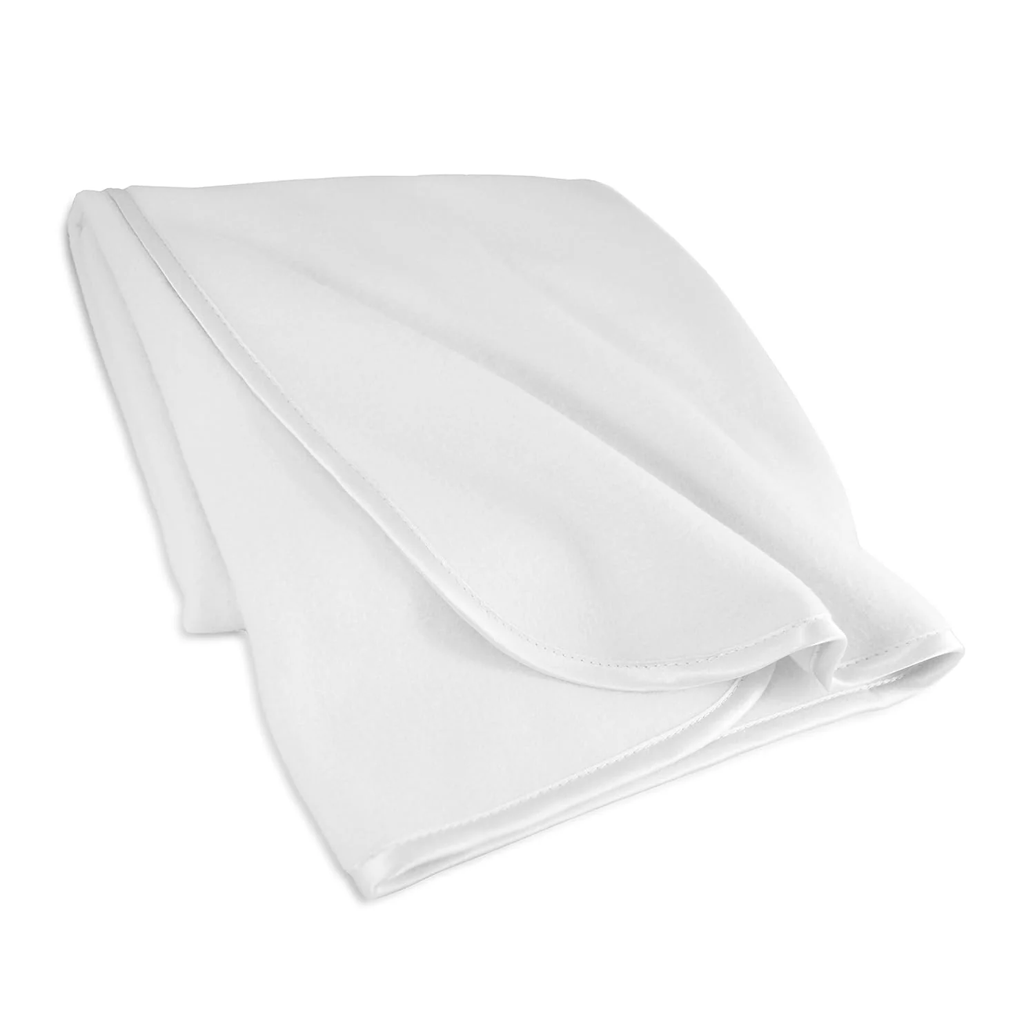 American Baby Company Juego de manta de forro polar de 2 piezas con ribete de satén - Imagen 4