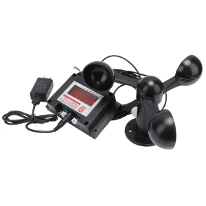 Anemómetro inteligente para grúa torre, medidor de velocidad del viento