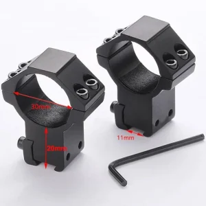 Anillos de montaje para mira telescópica de caza, monturas para mira de Rifle