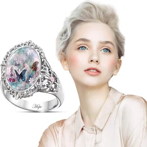 Anillos moda y temperamento elegante