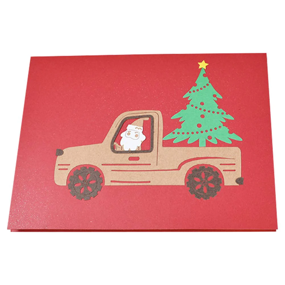 Árbol de Navidad 3D creativo hecho a mano de papel de Navidad