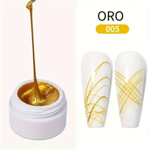 Arte de uñas con gel de dibujo adhesivo