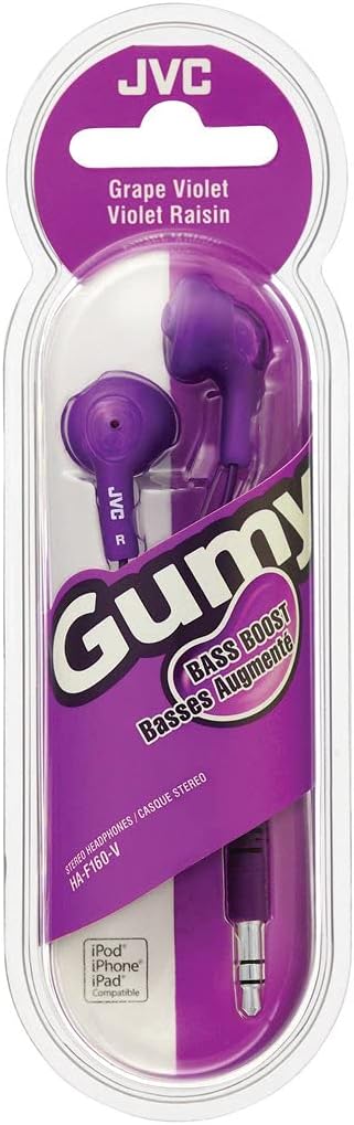 Auriculares JVC HA-F160 Gumy Violeta Uva