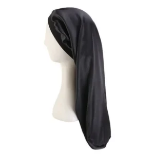 Gorro largo de satén gorro para dormir