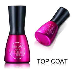 Beau Gel Top Coat y Base Coat 7ML de larga duración