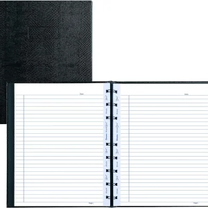 Blueline MiracleBind - Cuaderno negro, similar a un lagarto, tapa dura