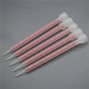 Boquilla mezcladora estática de 5 piezas, boquilla mezcladora de pegamento de tubo