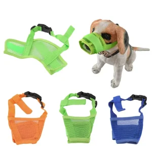 Bozal ajustable de seguridad para mascotas 1 Ud, azul, L